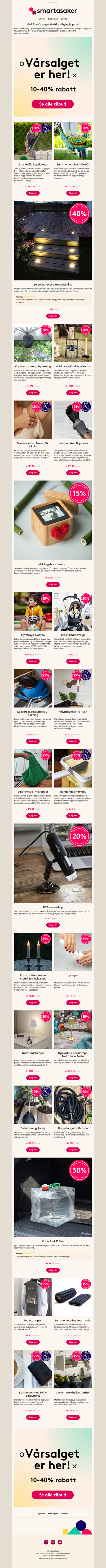 Vårsalget er fullt! Her er et utvalg du ikke vil gå glipp av ✨