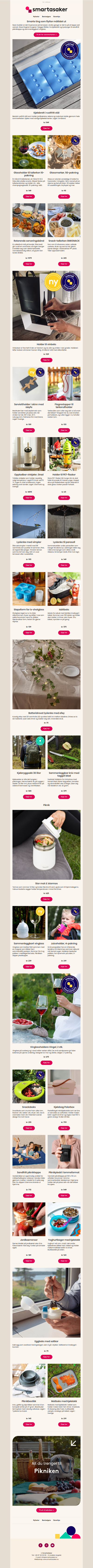 Ting som gjør det ekstra godt å nyte maten i solen