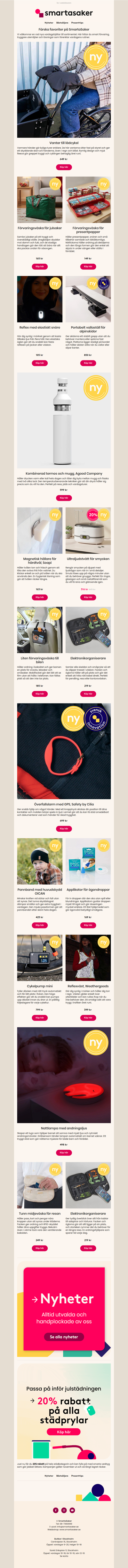 Färska nyheter på SmartaSaker ✨