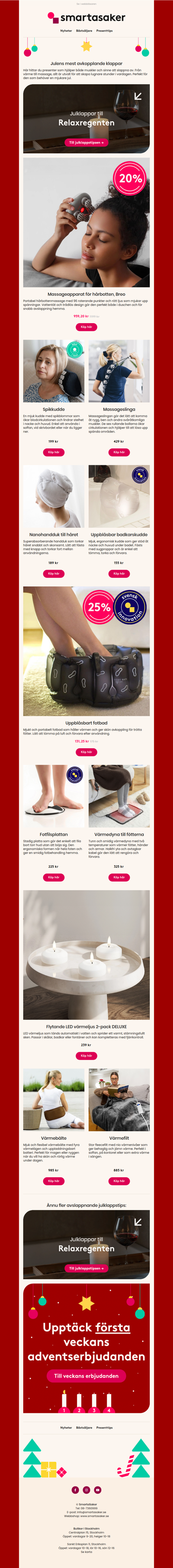 Julens mest avkopplande klappar 💆