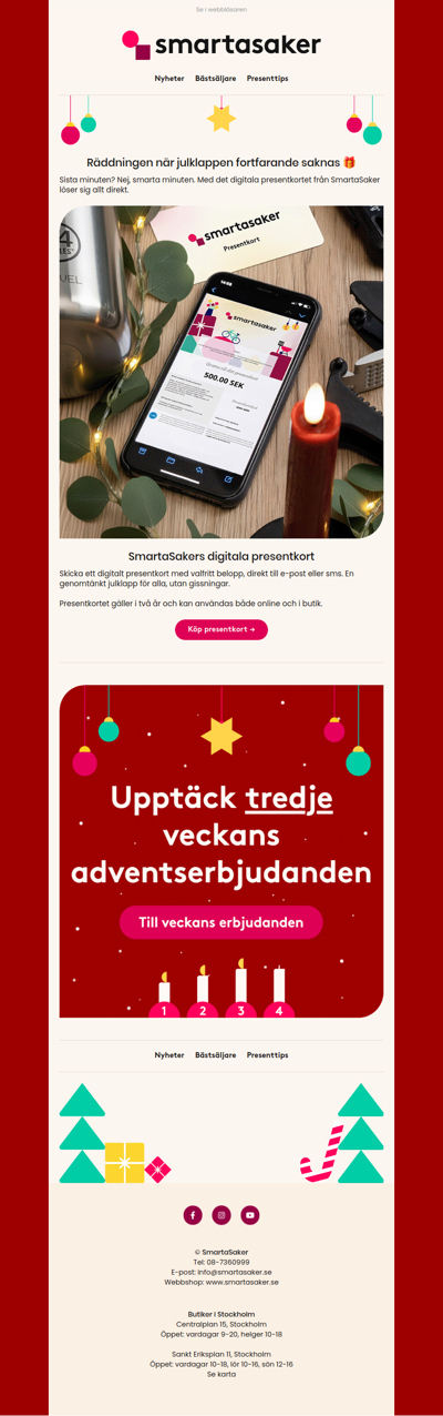 Räddningen när julklappen fortfarande saknas 🎁