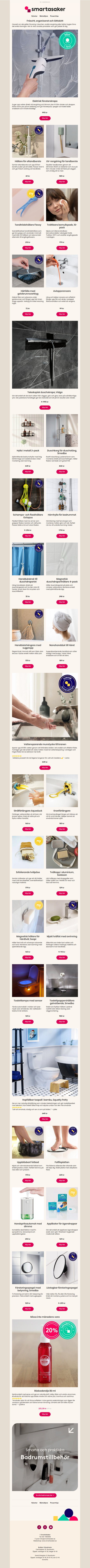 Smarta lösningar för hela badrummet ✨