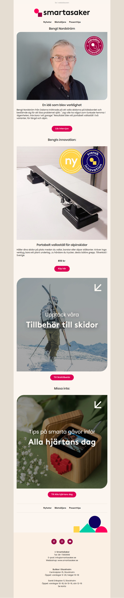 Från köksbord till skiduppfinning 🎿
