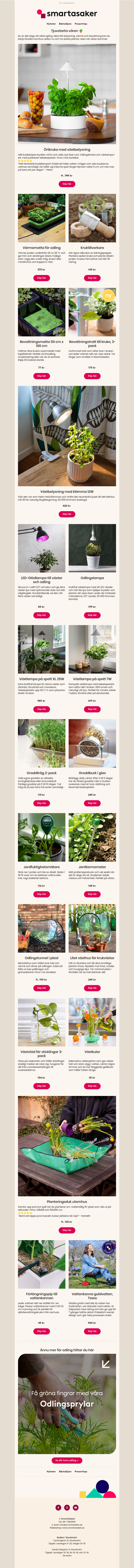 Våren börjar inomhus 🌱