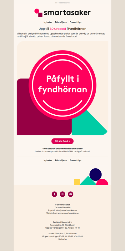 Nytt i fyndhörnan ✨