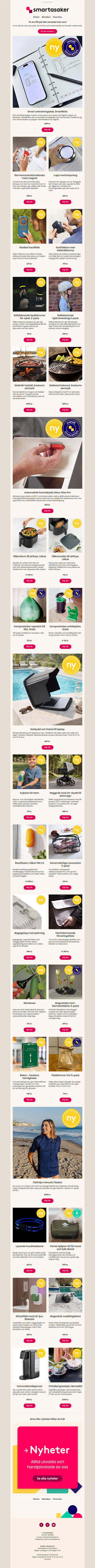 Färska nyheter hos SmartaSaker!