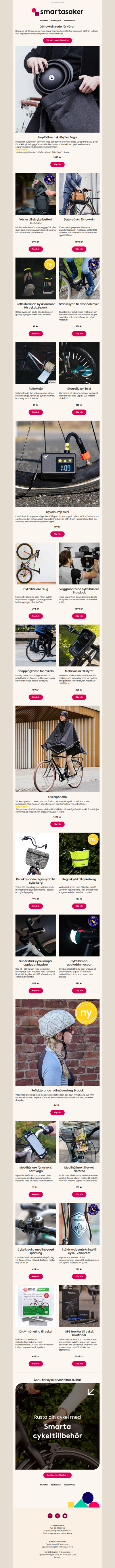 Cykelsäsongen är tillbaka. Är du redo? 🚲