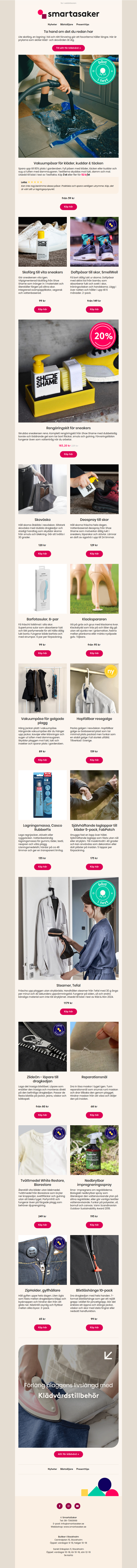 Förläng livet på plagg och skor med smarta prylar ✨