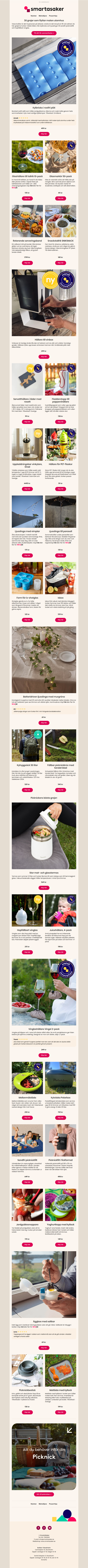 30 saker för att njuta av maten i solen