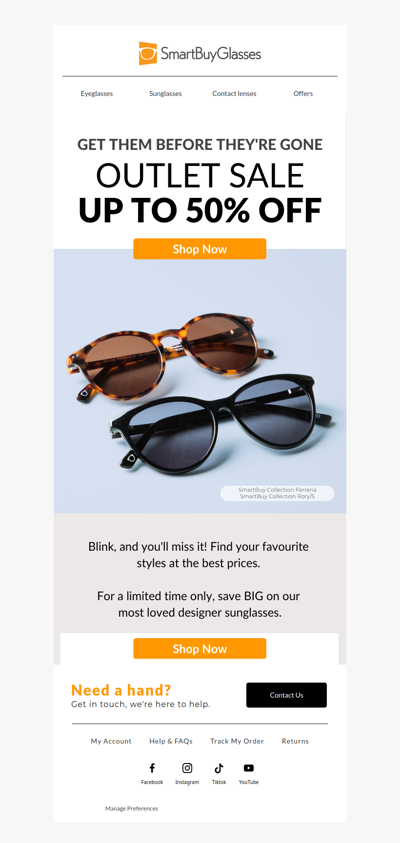 Big savings just dropped in our Outlet 💸