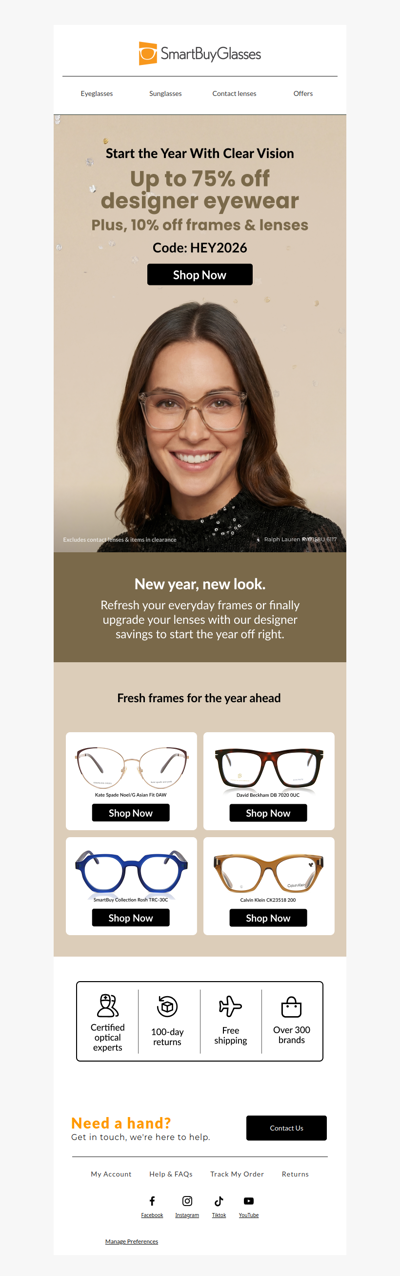 Start the year with clearer vision