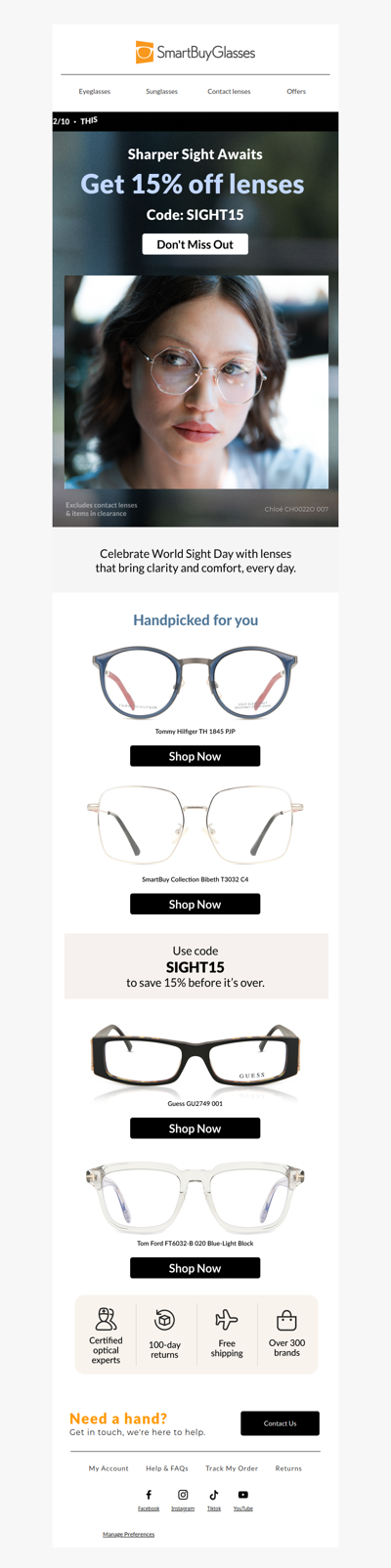 Last chance for 15% off lenses