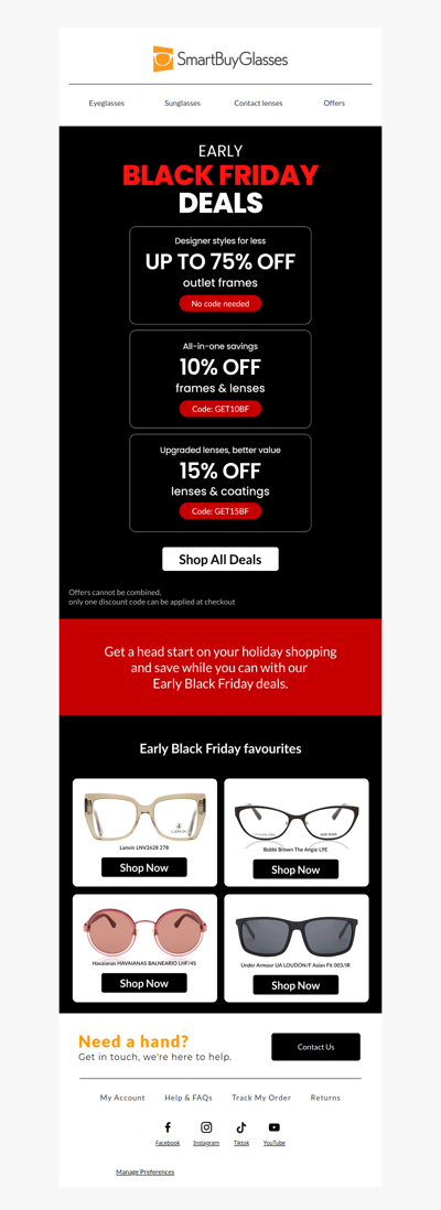 Early Black Friday starts now