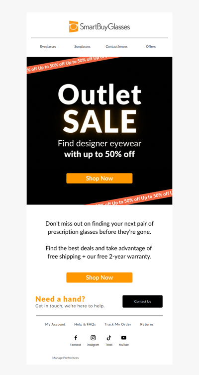Outlet Deals: Up to 50% Off 🔥