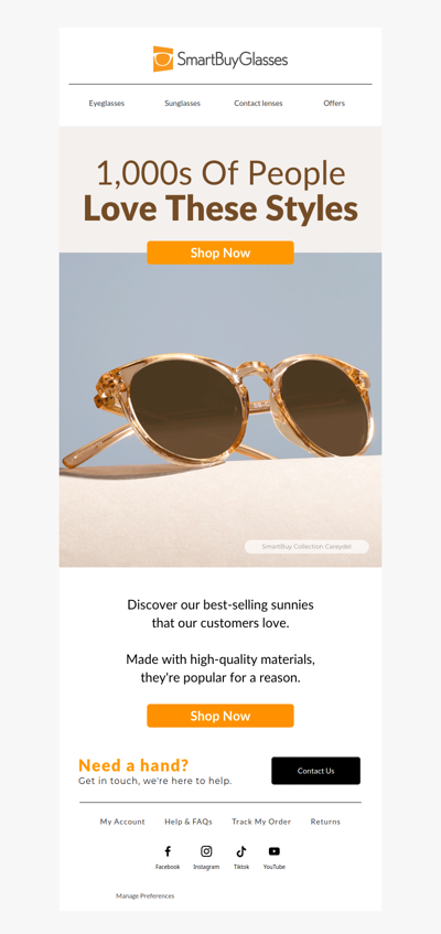 SHOP our most wanted frames