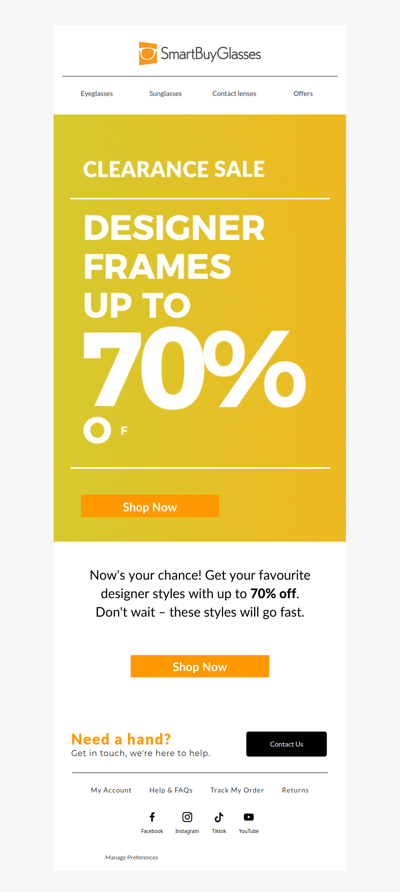 Last Chance on Standout Frames