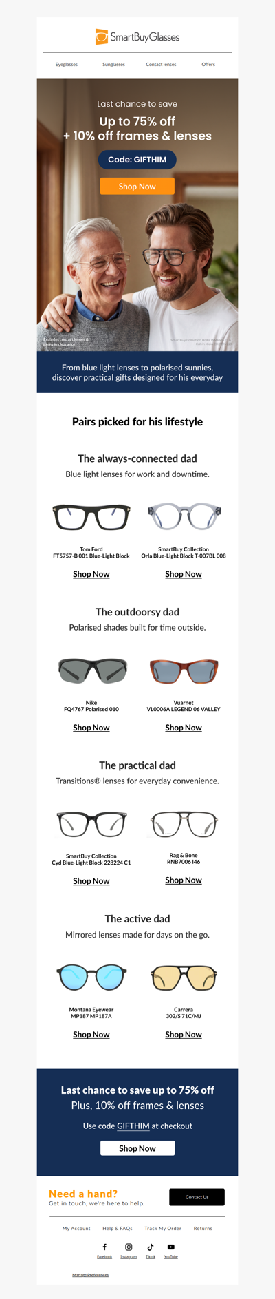 Don't leave Dad's gift to the last minute