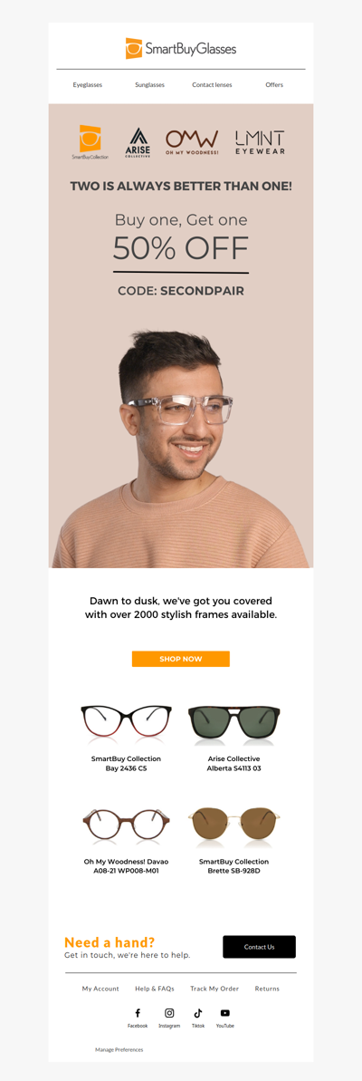 Two pairs are better than one