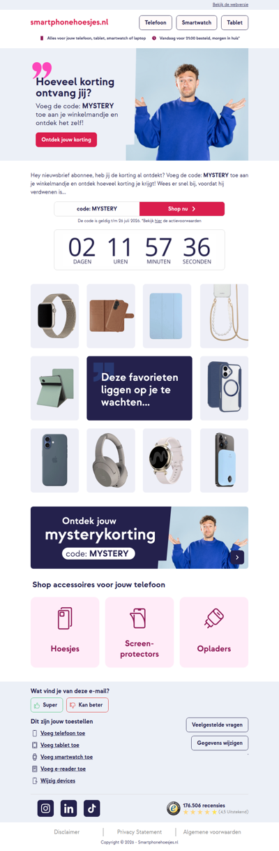 Heb jij je korting al ontdekt? 🕵️