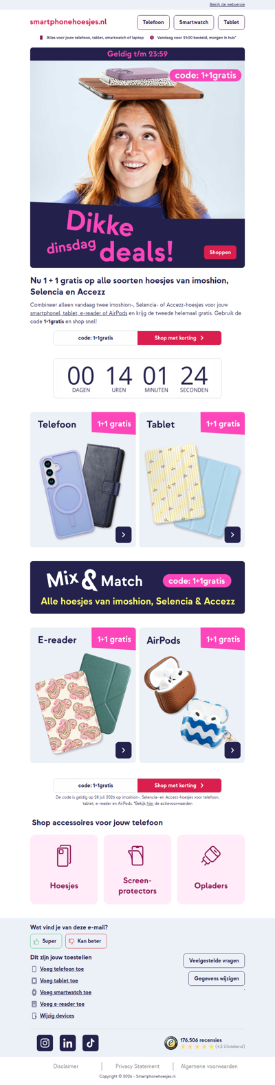 De Dikke Dinsdag Deals zijn er weer! 👀