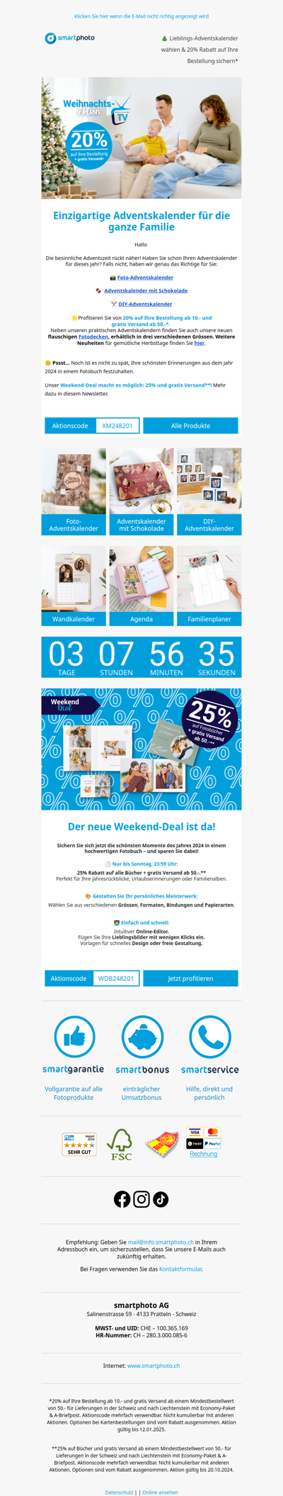 🎄 Lieblings-Adventskalender wählen & 20% Rabatt auf Ihre Bestellung sichern*