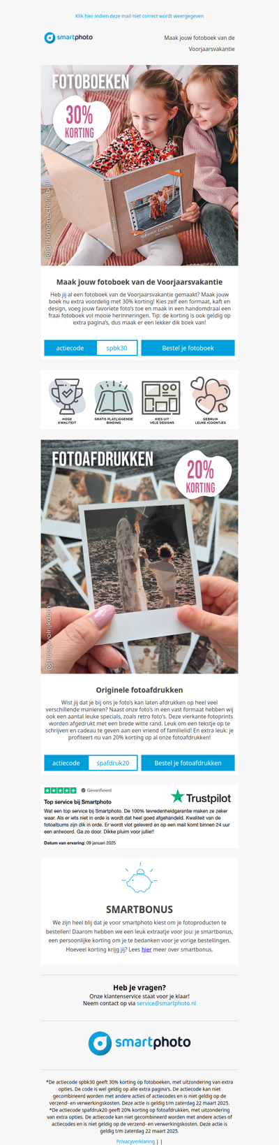 Maak jouw fotoboek van de Voorjaarsvakantie