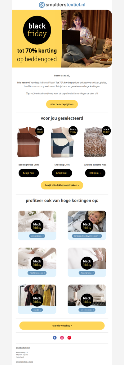 🎉 Het is BLACK FRIDAY! Jouw deals wachten NU