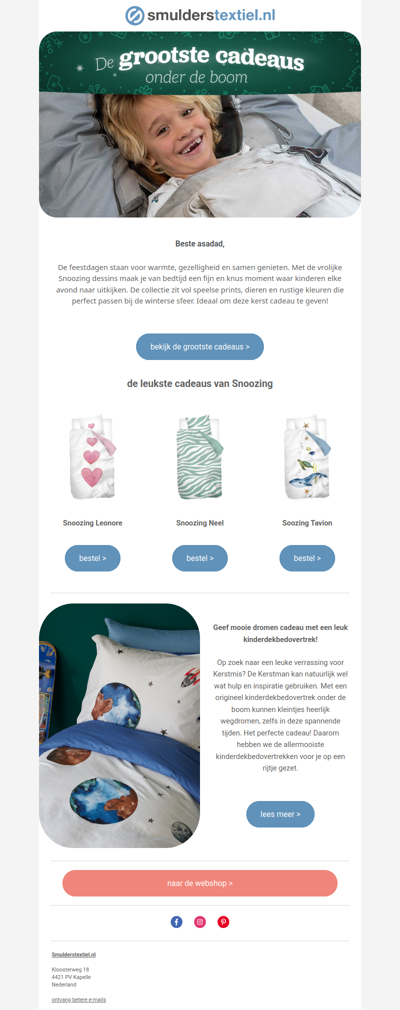 🎄 Feestdagen vol dromen met Snoozing Kids