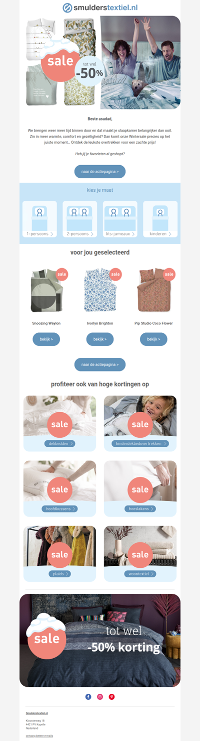 💙 Winterdeals waar je blij van wordt