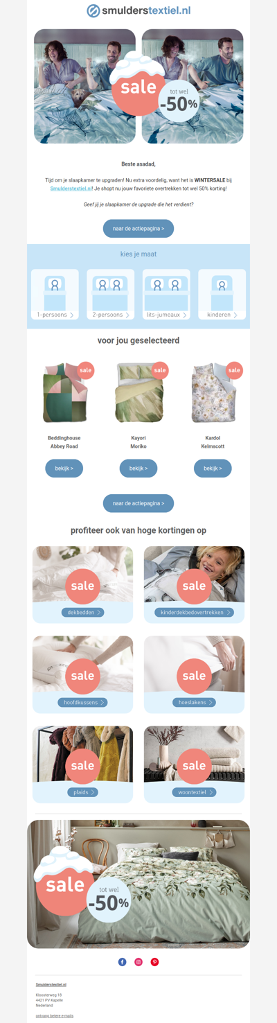 💙 Dit is beddengoed-seizoen!