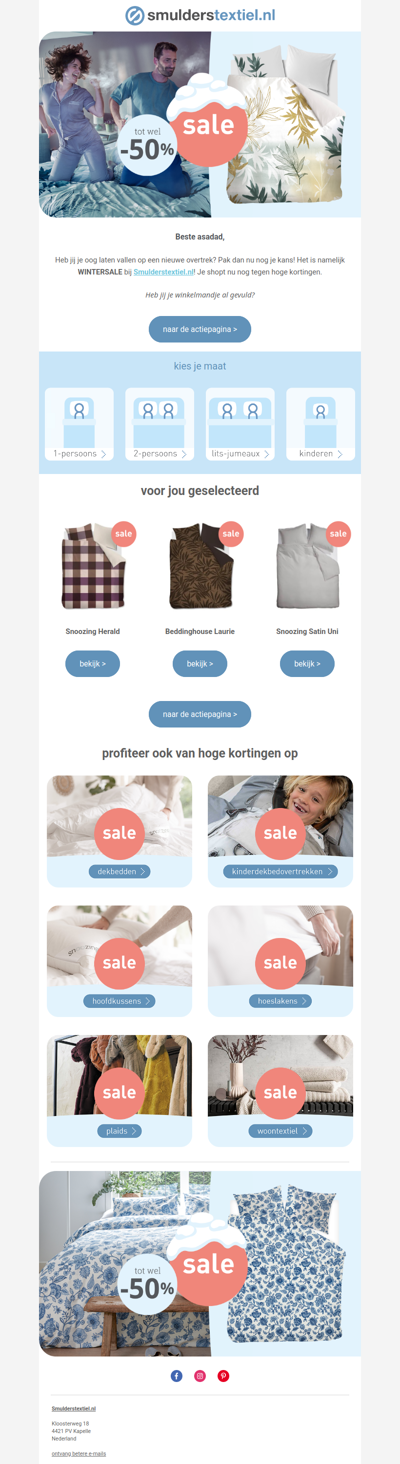 Nu extra voordelig tijdens de wintersale💙