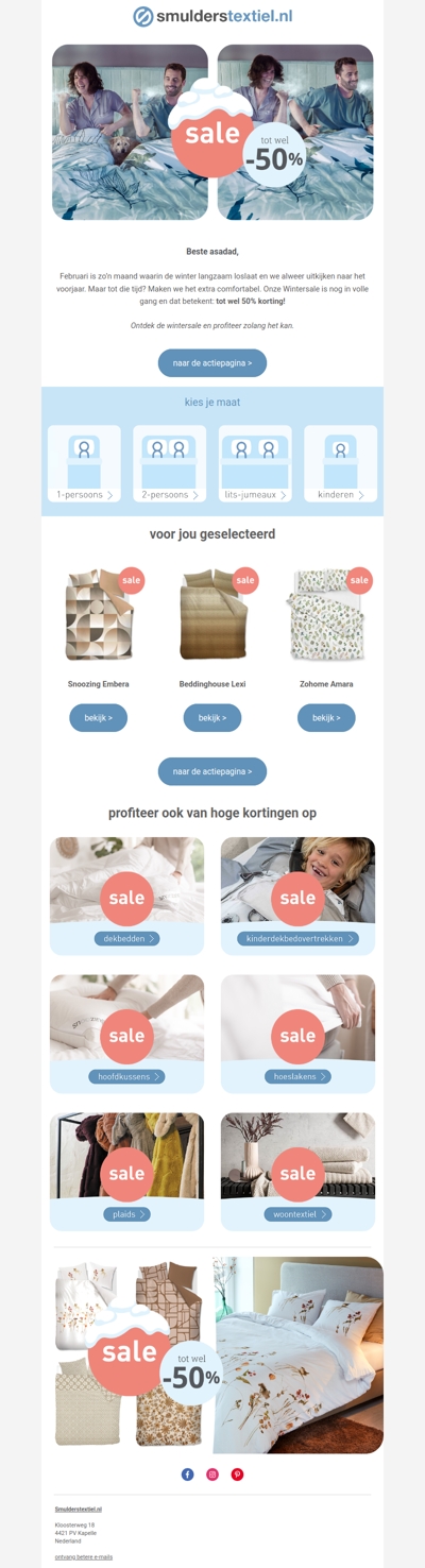 Slaap zacht richting het voorjaar 🛏️