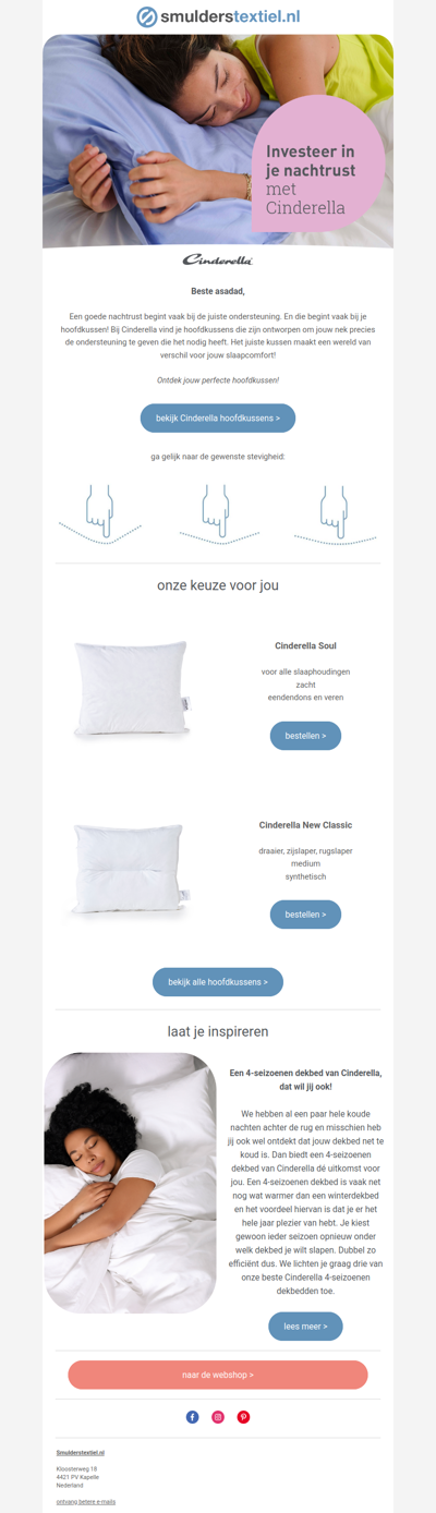 Goed slapen begint bij het juiste hoofdkussen 🛏️