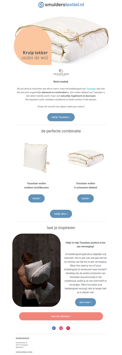 Natuurlijk slapen, het hele jaar door 🤍