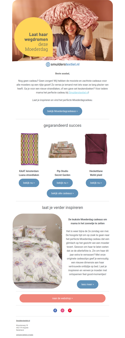 Oeps… nog geen Moederdagcadeau? 👀