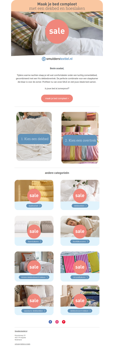 Maak je bed zomerproof ☀️
