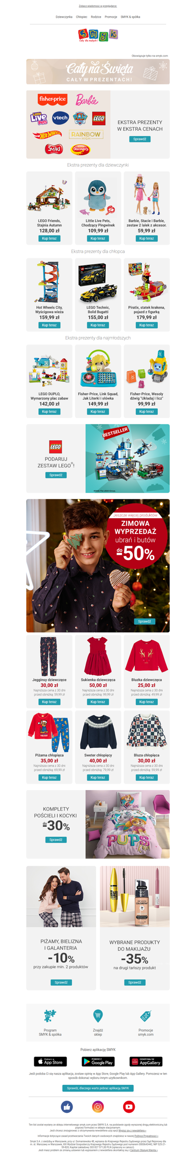 Ekstra prezenty dla smyków w ekstra cenach! 🎁 Sprawdź nasze propozycje ✨ >>