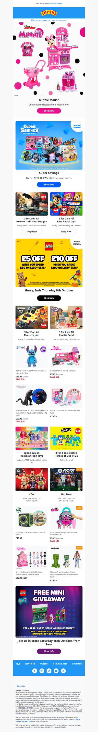 Last chance to get these offers on LEGO, PAW Patrol and more!