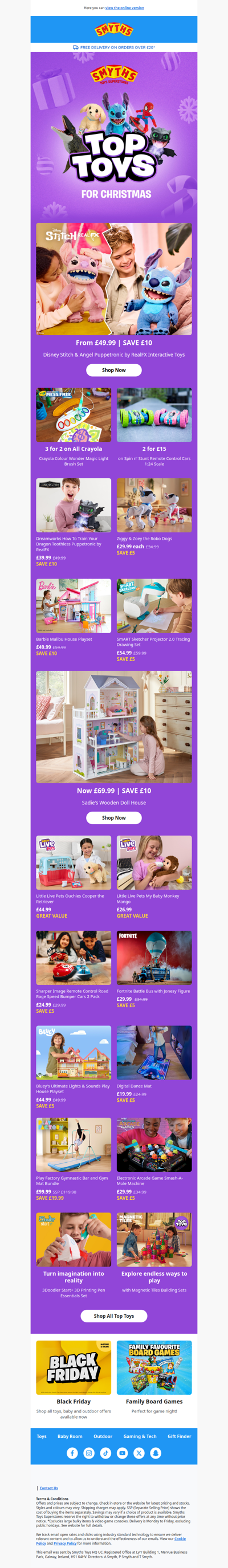 SAVE Now on Top Toys for Christmas!