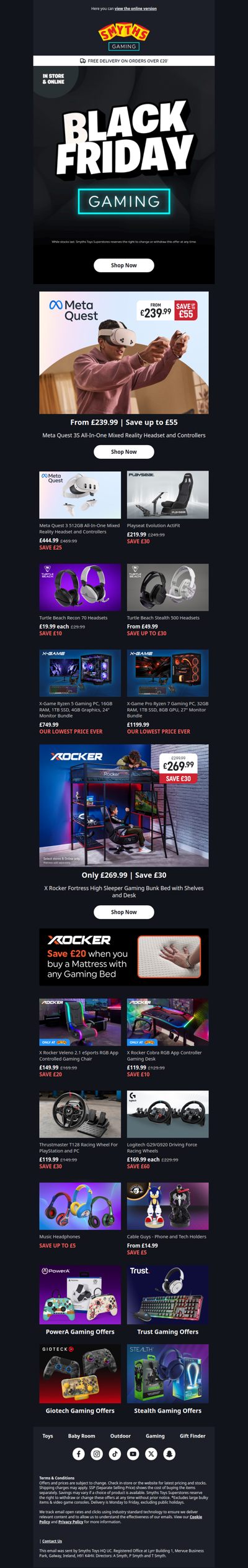 Top Gaming & Tech Black Friday offers