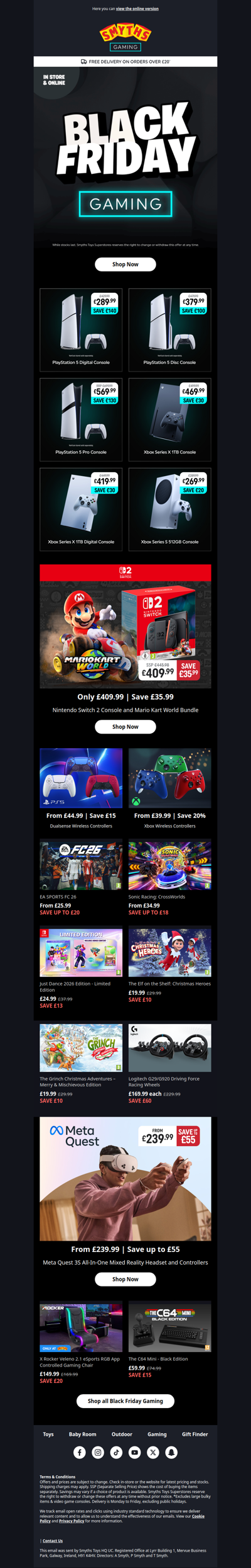 Black Friday Gaming offers not to be missed!
