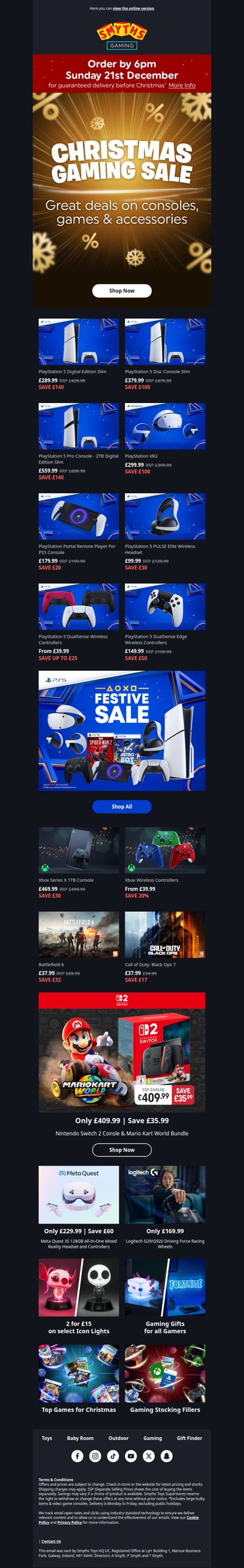 Christmas Gaming Sale Starts NOW!