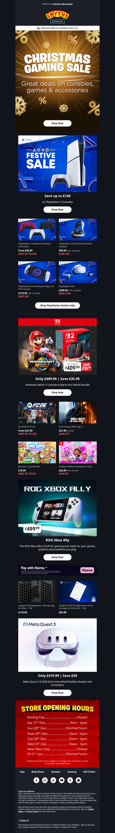 Don't miss our Christmas Gaming Sale!