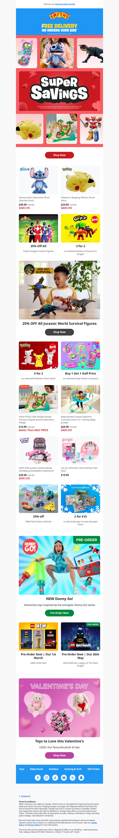 Super SAVINGS this half term!