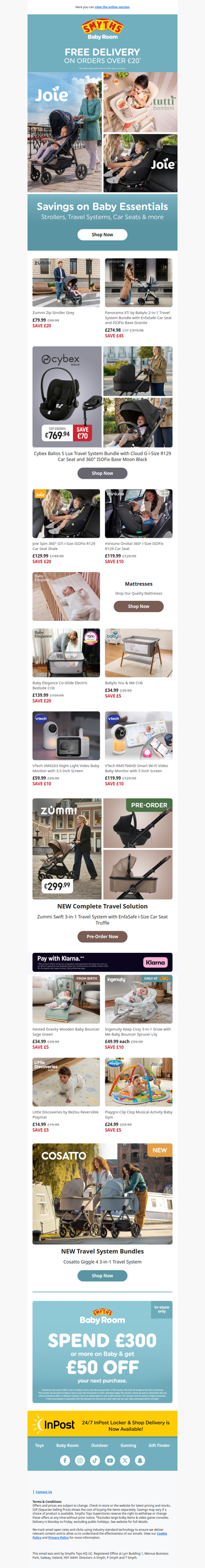 Savings on Baby Essentials are here!