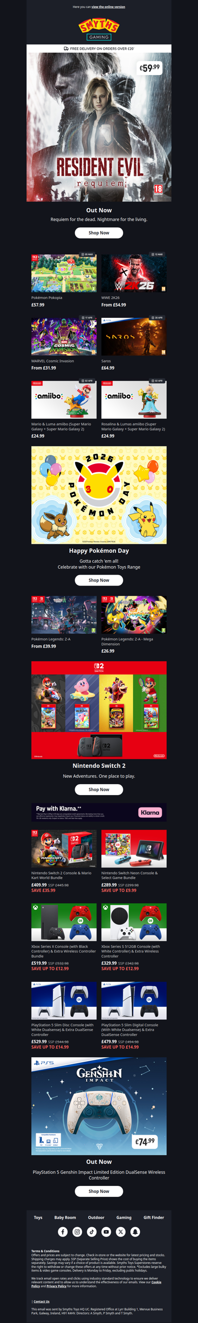 New Resident Evil & Happy Pokémon Day!