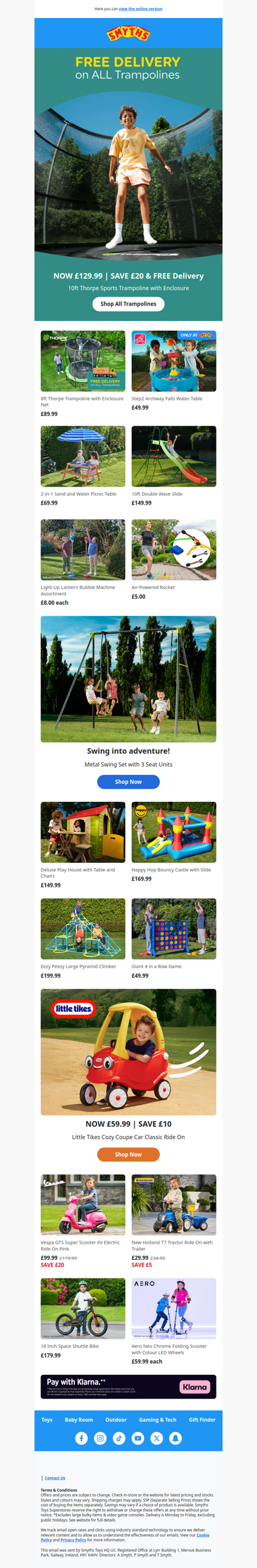 Swing, Slide & Leap into Great Garden Fun