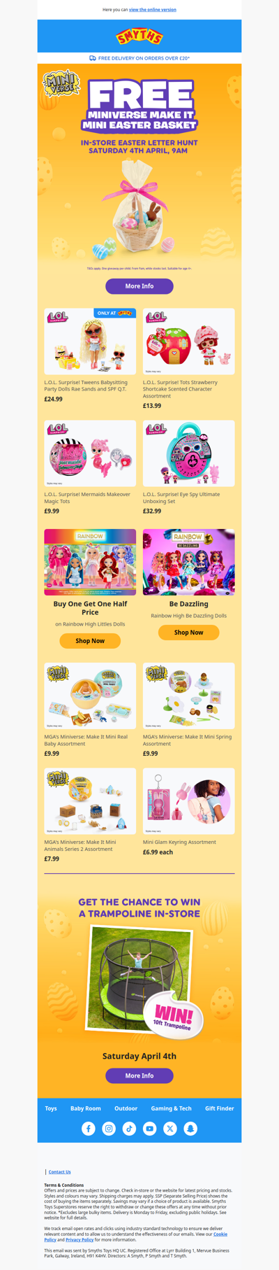 FREE Easter Giveaway In-Store this Saturday