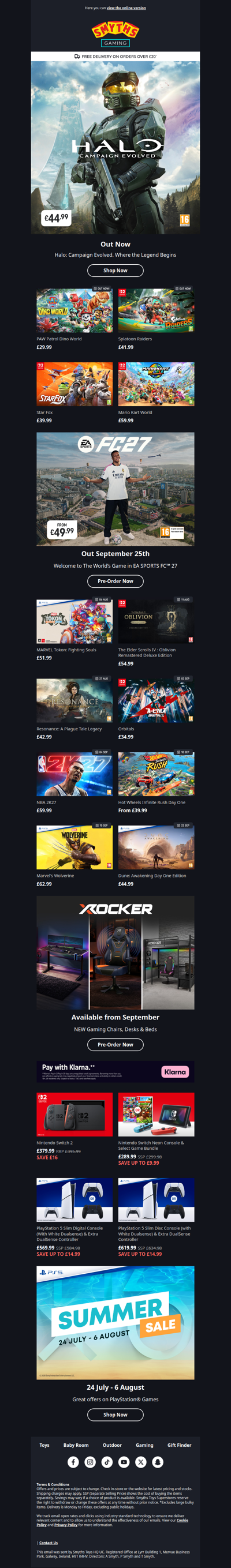 Halo is out now - Plus Pre-Order games coming soon!