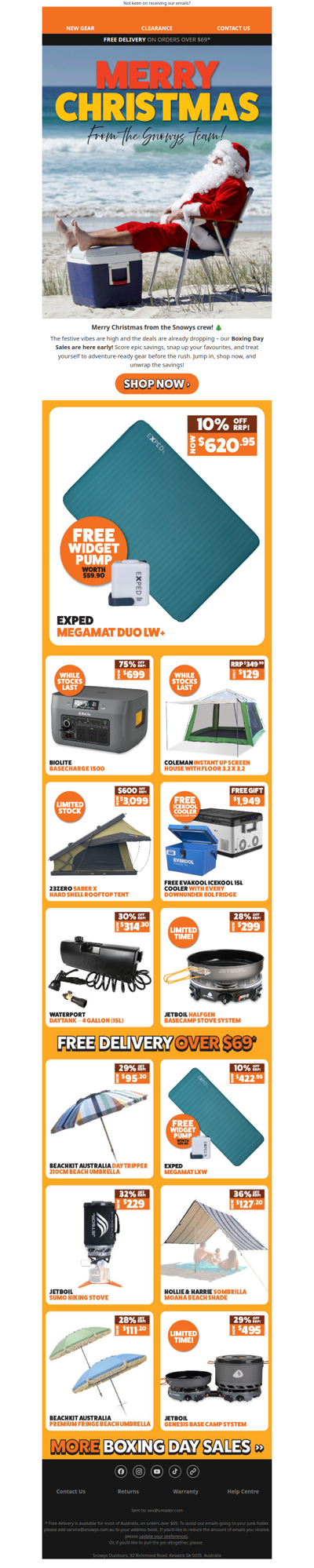 Merry Christmas from Snowys 🎄